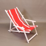 Deckchair strandstoel zomer