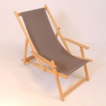 wooden beach chair iroko hardwood anthracite