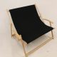 Tweepersoons houten strandstoel
